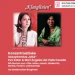 Konzertmatinée im Schlösschen Borghees mit dem Saxophonduo “MAE”