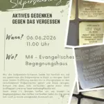 Aktion Stolpersteinreinigung: Aktives Gedenken gegen das Vergessen