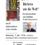 In 80 Büchern um die Welt – Literaturabend mit Lothar Schröder/RP