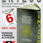"Entzug" Lesung mit dem Autor Christoph Peters