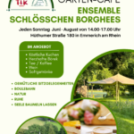 Garten-Café am Ensemble Schlösschen Borghees