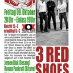 „the three red shoes“ präsentieren Stücke der Rock-und Popmusik