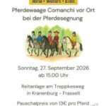 Pferdewaage Comanchi vor Ort bei der Pferdesegnung