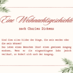 Eine Weihnachtsgeschichte – nach Charles Dickens